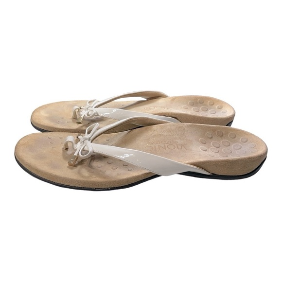 Vionic Flip Flop Bella I| Toe Post
Sandal w/ Bow
White Sz 10 - Picture 1 of 9